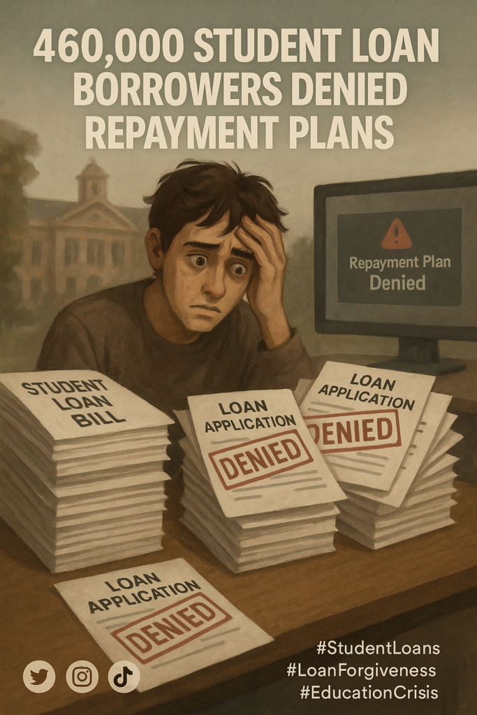 460,000 Student Loan Borrowers to Be Denied Income-Driven Repayment Plans