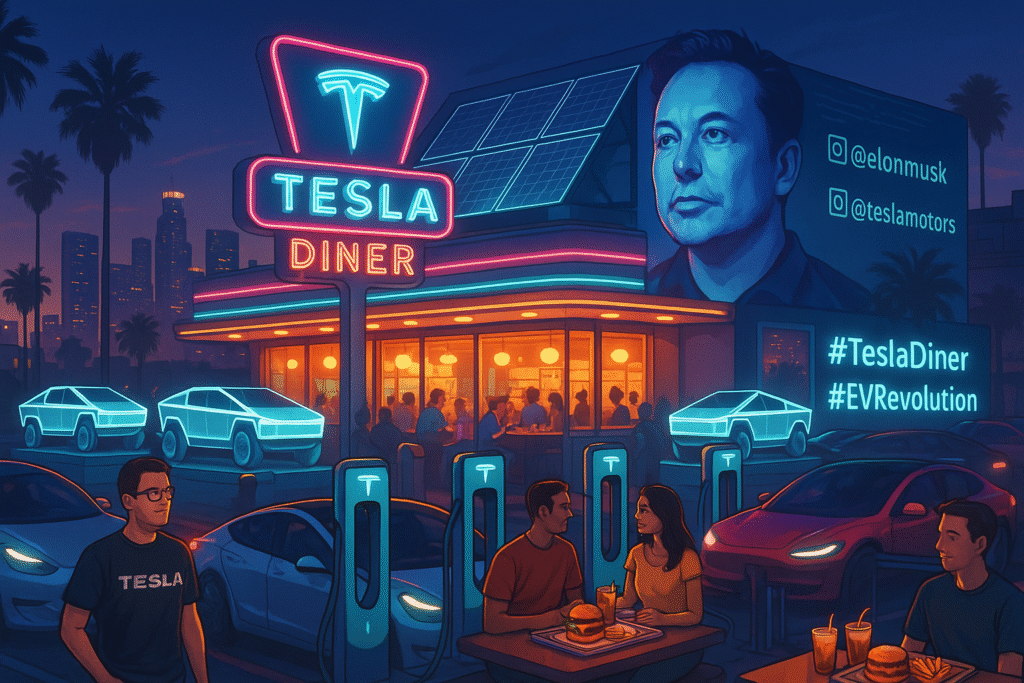 Tesla Diner Opens in LA