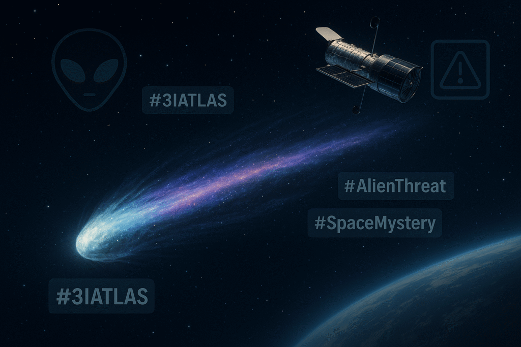 Interstellar Object 3I ATLAS Sparks