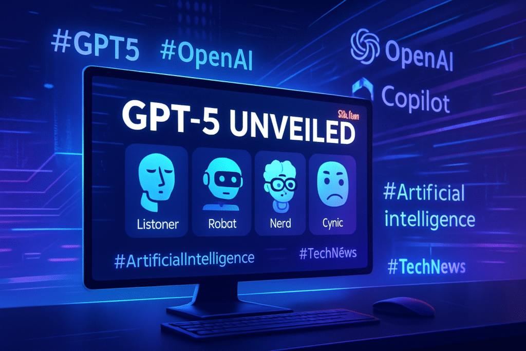 OpenAI GPT-5 Arrives: New Chat Personalities & Features Redefine AI Experience
